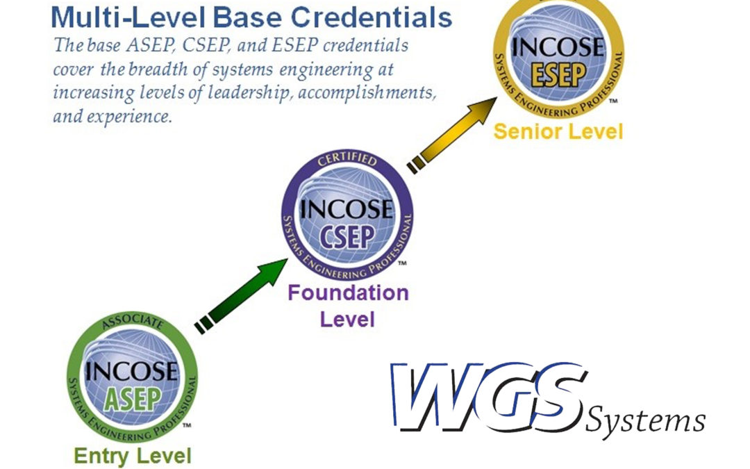 Eight WGS Systems Engineers Certified as Associate Systems Engineering Professionals (ASEP) by the INCOSE Foundation